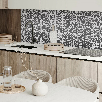 Panou decorativ dreptunghiular Motive geometrice în plăci