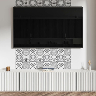 Panou decorativ bucatarie Forme geometrice în compozi?ie