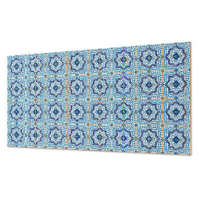 Panou decorativ bucatarie Ornamente cu gresie într-un stil elegant