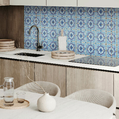 Panou decorativ bucatarie Ornamente cu gresie într-un stil elegant