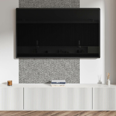 Panou decorativ dreptunghiular Motiv din lemn împletit
