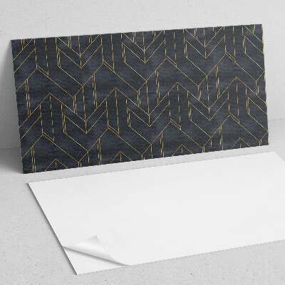 Panou decorativ dreptunghiular Model de linii ?i forme geometrice