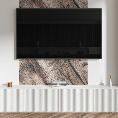 Panou decorativ dreptunghiular Model de lemn cu desene