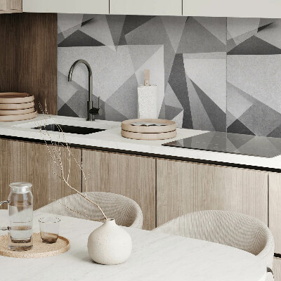 Panou decorativ bucatarie Motiv poligon geometric abstract
