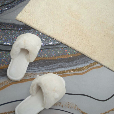 Panou decorativ dreptunghiular Unde abstracte cu efect de lumină