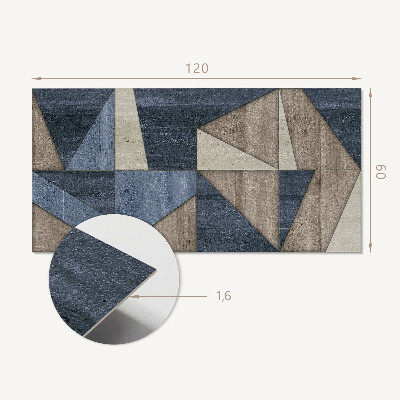 Panou decorativ bucatarie Motiv geometric modern