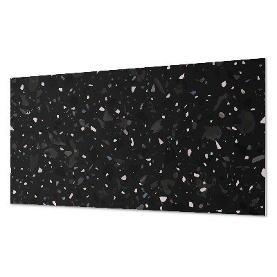 Panou decorativ perete dreptunghiular Model de terrazzo în forme abstracte