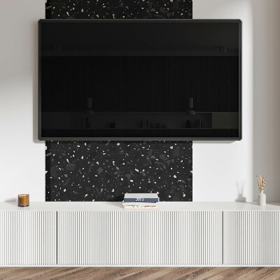 Panou decorativ perete dreptunghiular Model de terrazzo în forme abstracte