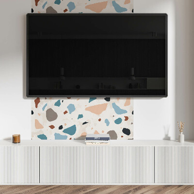 Panou decorativ perete dreptunghiular Fragmente de roci într-un stil modern