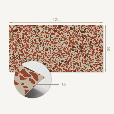 Panou decorativ dreptunghiular Model de piatră într-un stil abstract