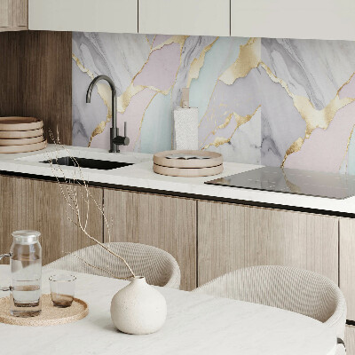 Panou decorativ dreptunghiular Abstrac?ii de marmură într-un stil modern