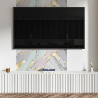 Panou decorativ dreptunghiular Abstrac?ii de marmură într-un stil modern
