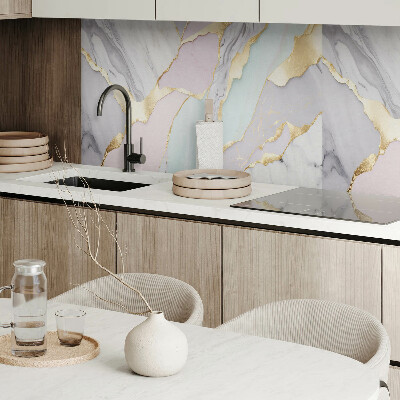 Panou decorativ dreptunghiular Abstrac?ii de marmură într-un stil modern