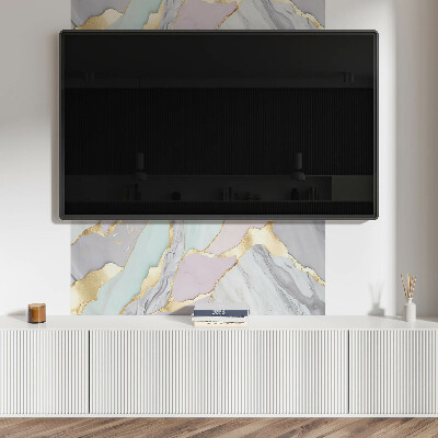 Panou decorativ dreptunghiular Abstrac?ii de marmură într-un stil modern