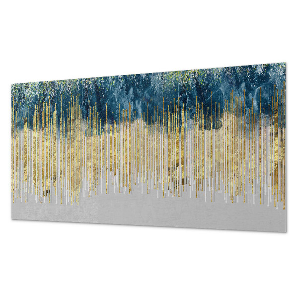Panou decorativ bucatarie Motiv abstract cu linii