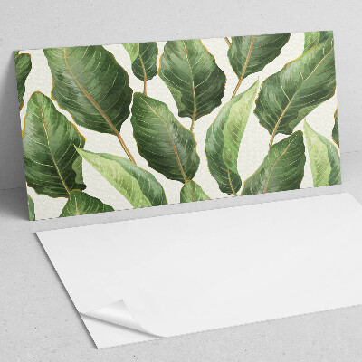 Panou decorativ dreptunghiular Model de frunze tropicale