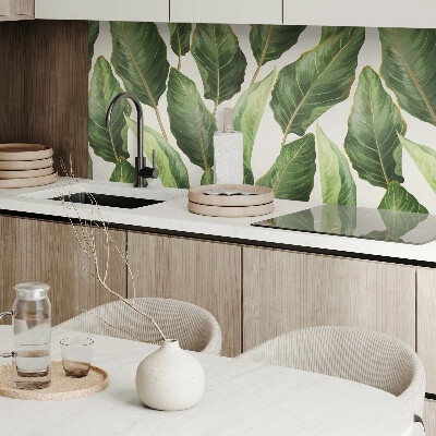 Panou decorativ dreptunghiular Model de frunze tropicale