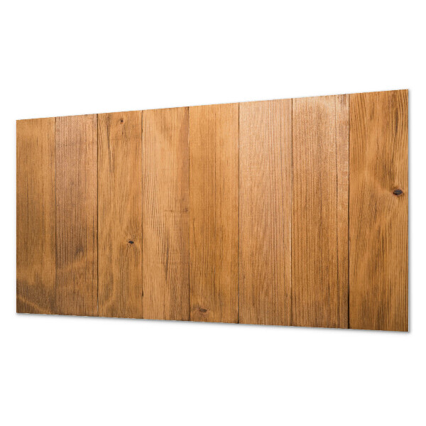 Panou decorativ bucatarie Model natural de scânduri de lemn