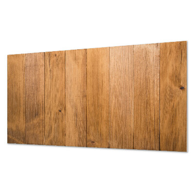 Panou decorativ bucatarie Model natural de scânduri de lemn