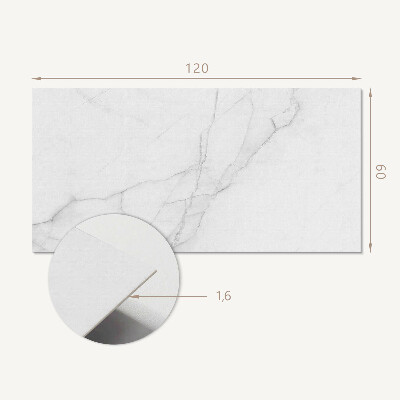 Panou decorativ perete dreptunghiular Motiv elegant din marmură