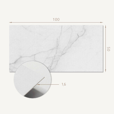 Panou decorativ perete dreptunghiular Motiv elegant din marmură