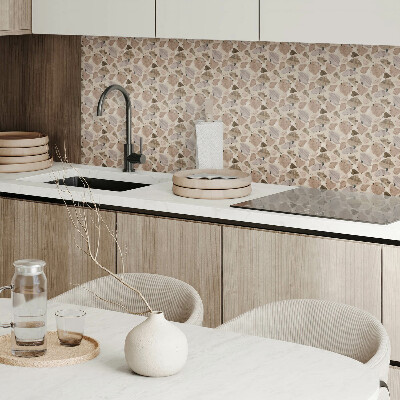 Panou decorativ bucatarie Model geometric într-un stil abstract