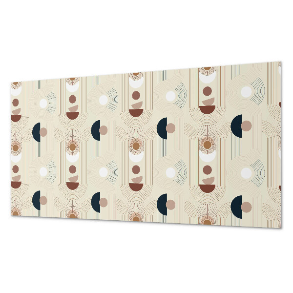 Panou decorativ perete dreptunghiular Motiv geometric abstract