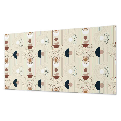 Panou decorativ perete dreptunghiular Motiv geometric abstract