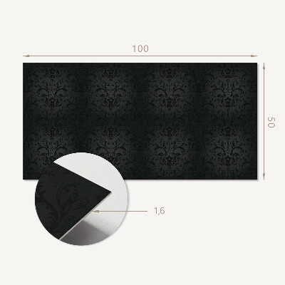 Panou decorativ dreptunghiular Motiv de plante elegant