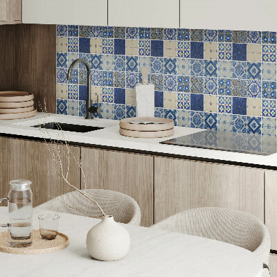 Panou decorativ bucatarie Model de plăci de mozaic