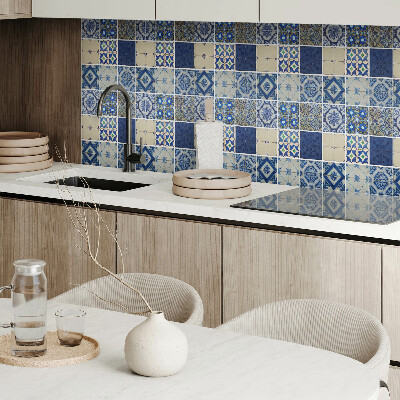 Panou decorativ bucatarie Model de plăci de mozaic