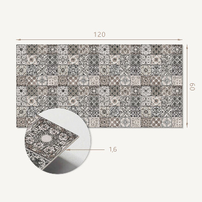 Panou decorativ dreptunghiular Modele de mozaic