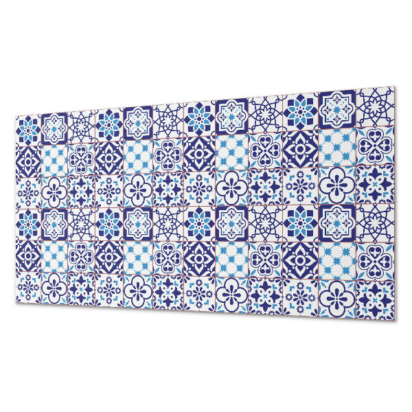 Panou decorativ dreptunghiular Mozaic cu detalii florale