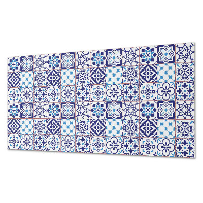 Panou decorativ dreptunghiular Mozaic cu detalii florale