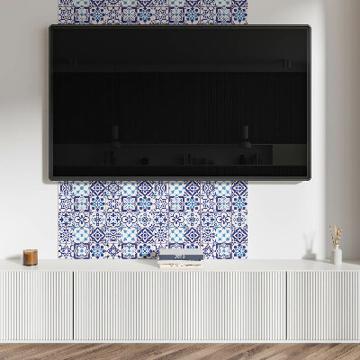 Panou decorativ dreptunghiular Mozaic cu detalii florale