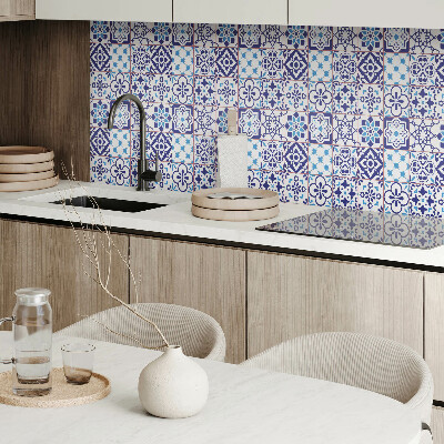 Panou decorativ dreptunghiular Mozaic cu detalii florale