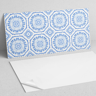 Panou decorativ bucatarie Motive florale în cercuri
