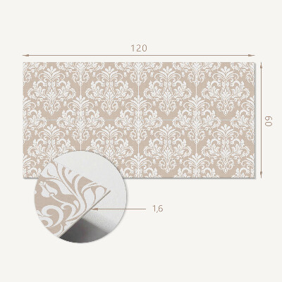 Panou decorativ perete dreptunghiular Motiv botanic elegant