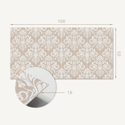 Panou decorativ perete dreptunghiular Motiv botanic elegant