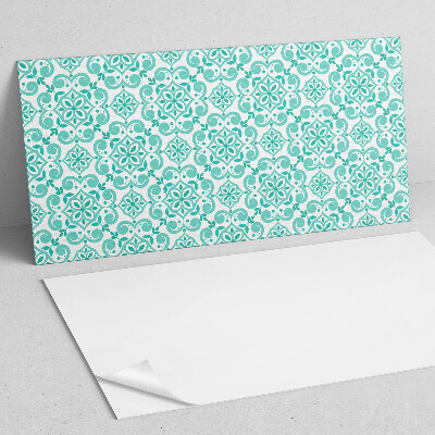 Panou decorativ bucatarie Model floral cu detalii decorative