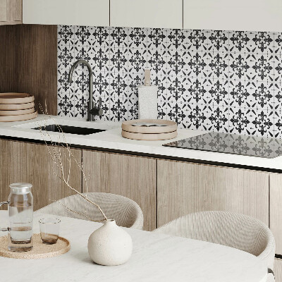 Panou decorativ perete dreptunghiular Impletituri florale intr-un aranjament armonios