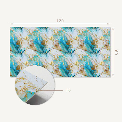 Panou decorativ bucatarie Forme abstracte ondulate