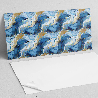 Panou decorativ dreptunghiular Valuri abstracte în mi?care