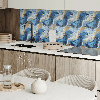 Panou decorativ dreptunghiular Valuri abstracte în mi?care