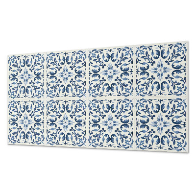 Panou decorativ perete dreptunghiular Un motiv floral într-o compozi?ie cu gresie