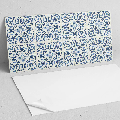 Panou decorativ perete dreptunghiular Un motiv floral într-o compozi?ie cu gresie