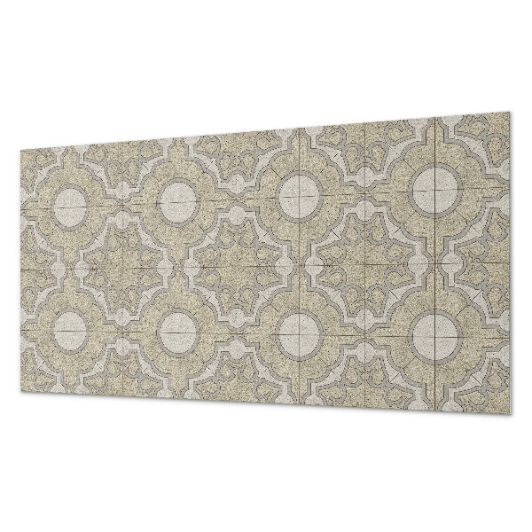 Panou decorativ dreptunghiular Model de mozaic cu cercuri