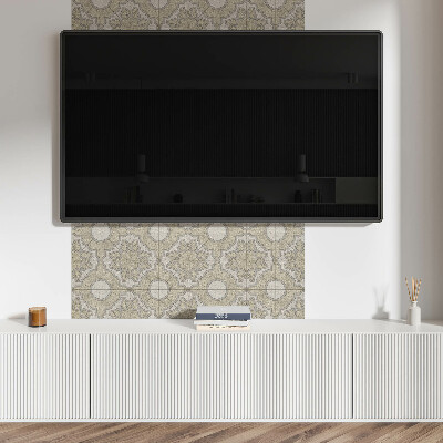 Panou decorativ dreptunghiular Model de mozaic cu cercuri