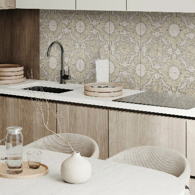 Panou decorativ dreptunghiular Model de mozaic cu cercuri