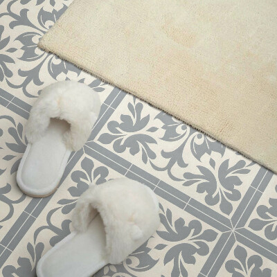 Panou decorativ bucatarie Motiv floral pe gresie